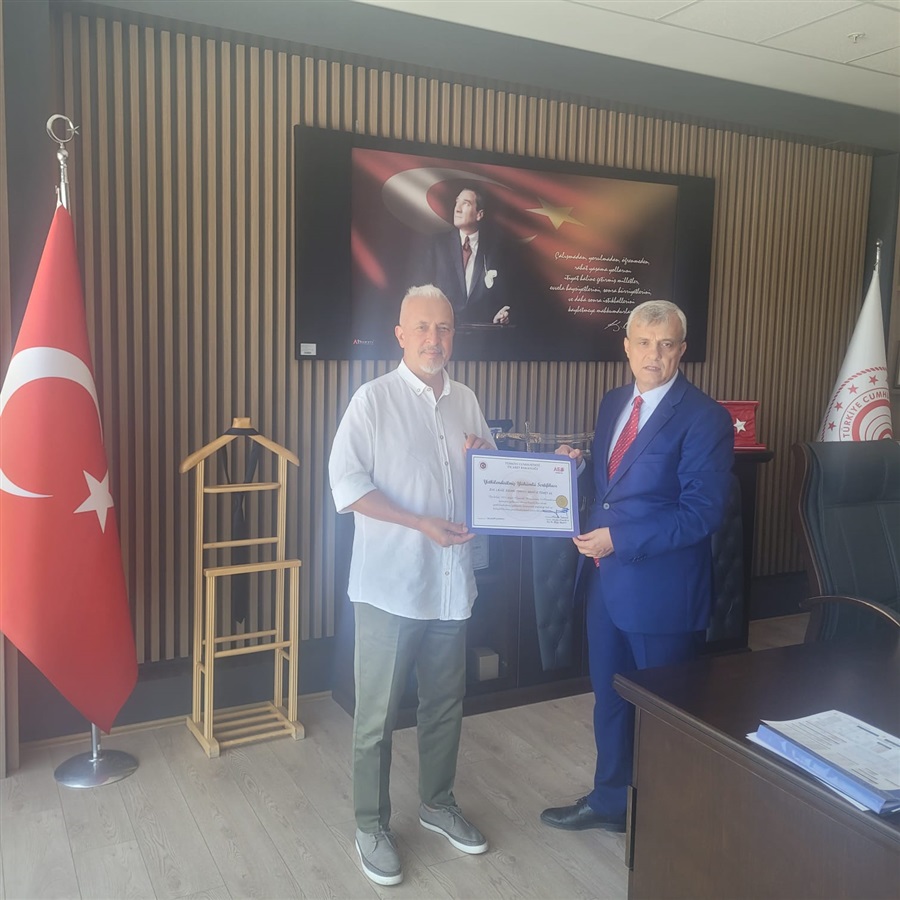 DAS LAGER RULMAN OTOMOTİV SANAYİ TİCARET AŞ'ye YYS Belgesi Takdim Edildi 