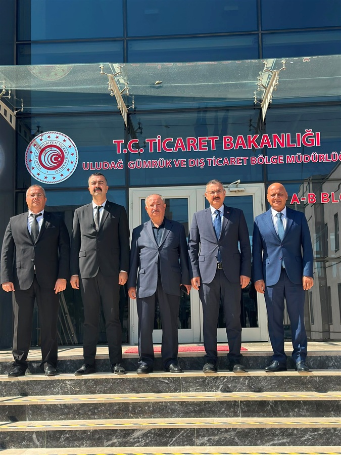 Mudanya Kaymakamı Sn. Enver Yılmaz ve Ticaret Başmüfettişi Sn. İsmail Altundal'ın Bölge Müdürlüğümüze Ziyaretleri